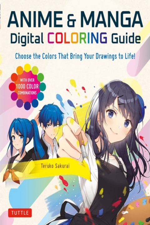 Omslag: Anime & Manga Digital Coloring Guide