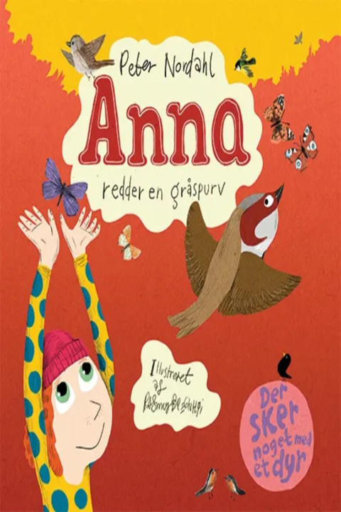 Omslag: Anna redder en gråspurv