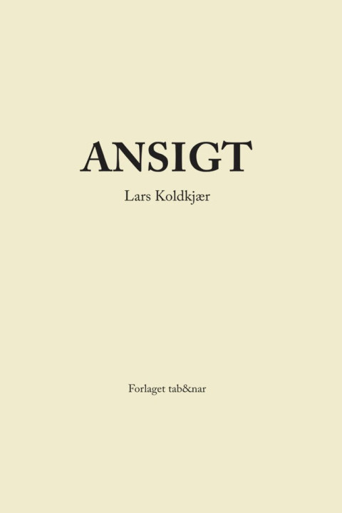 Omslag: Ansigt