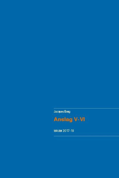 Omslag: Anslag V-VI