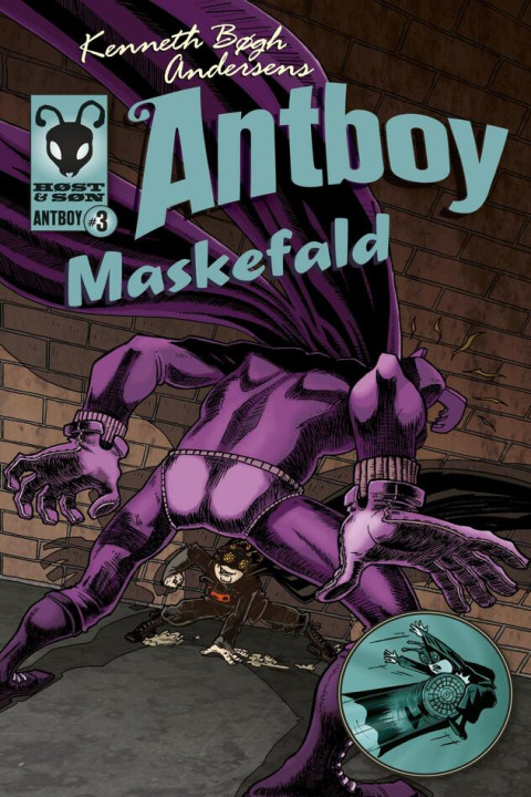 Omslag: Antboy 3 - Maskefald - Antboy 3