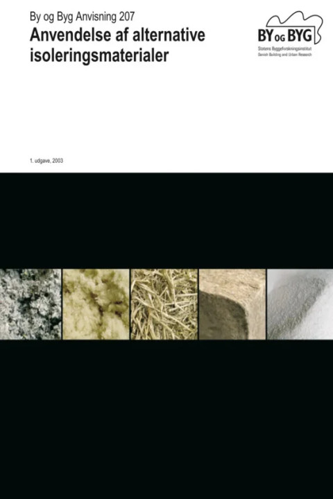Omslag: Anvisning 207: Anvendelse af alternative isoleringsmateriale