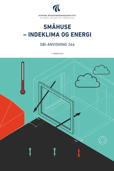 Omslag: Anvisning 266: Småhuse - Indeklima og energi