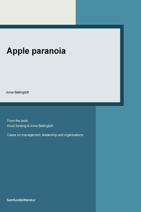 Omslag: Apple Paranoia