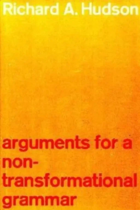 Omslag: Arguments for a Non-Transformational Grammar