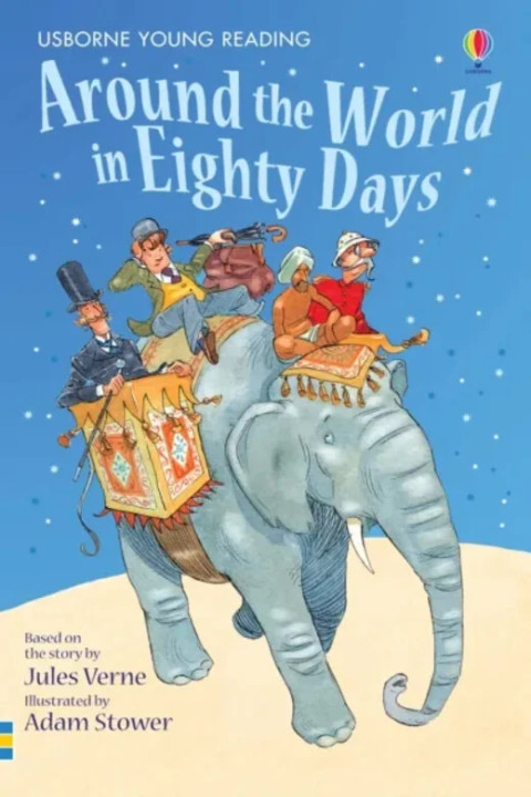 Omslag: Around the World in Eighty Days