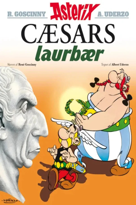 Omslag: Asterix 18 - Cæsars laurbær