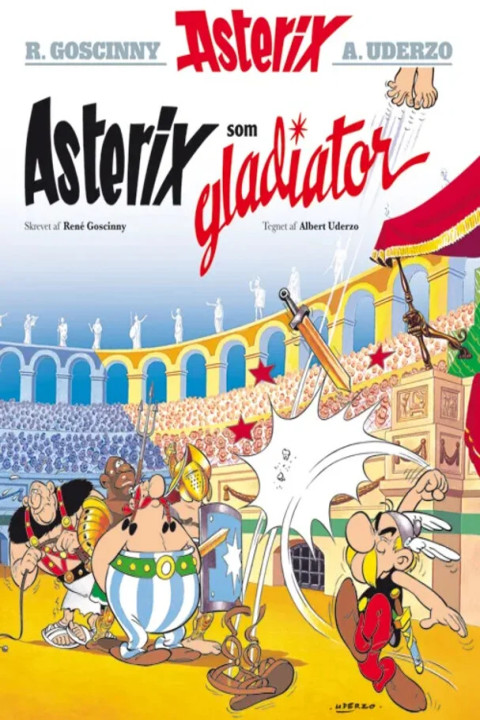 Omslag: Asterix 4 - Asterix som gladiator