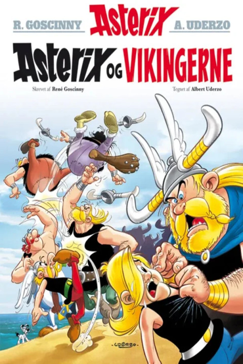 Omslag: Asterix 9 - Asterix og vikingerne