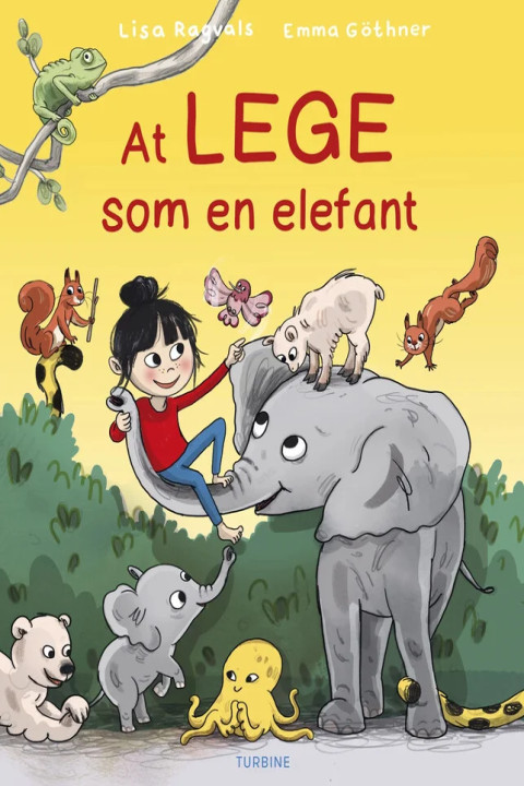 Omslag: At lege som en elefant