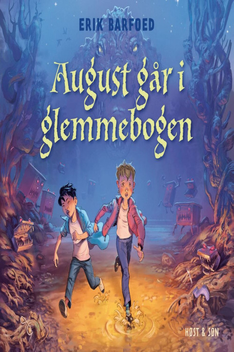 Omslag: August går i Glemmebogen