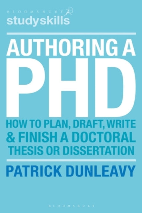 Omslag: Authoring a Phd