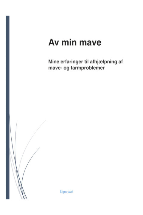 Omslag: Av min mave