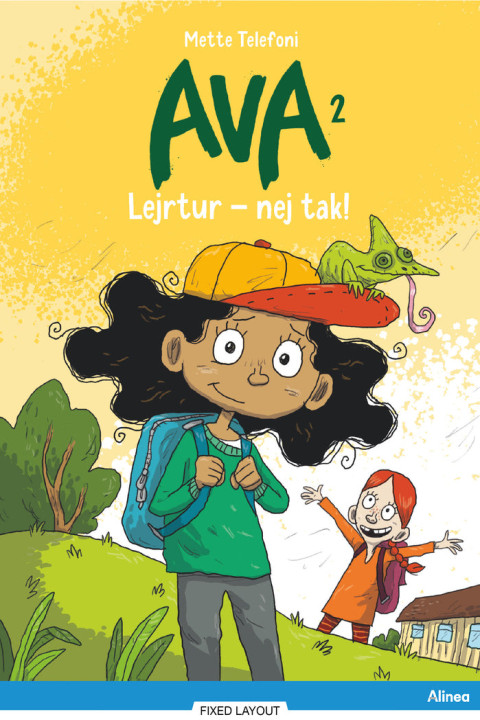 Omslag: Ava 2, Blå Læseklub