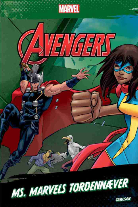 Omslag: Avengers - Ms. Marvels tordennæver