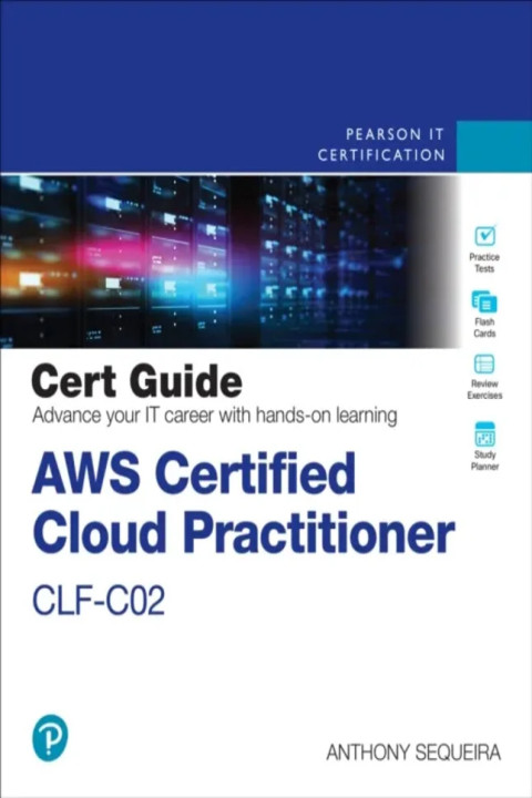 Omslag: AWS Certified Cloud Practitioner CLF-C02 Cert Guide