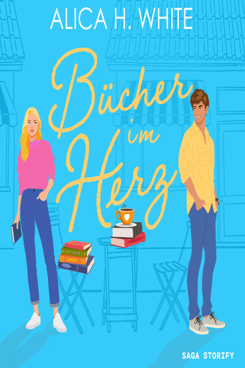 Omslag: Bücher im Herz
