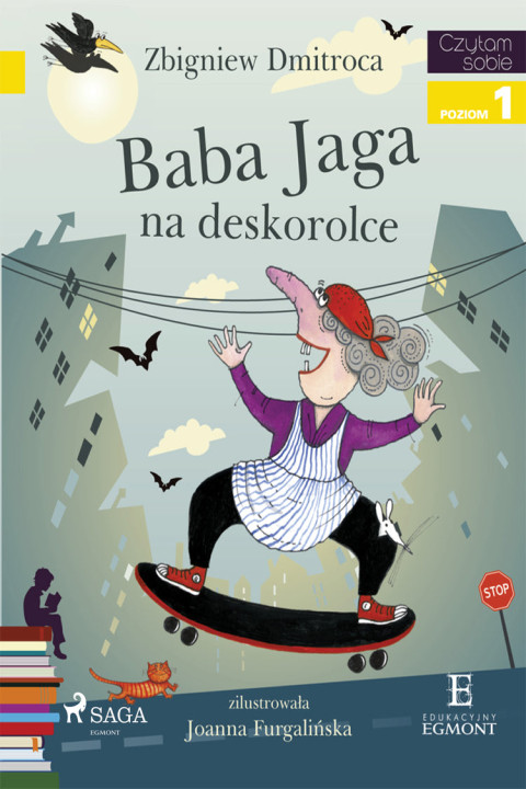 Omslag: Baba Jaga na deskorolce