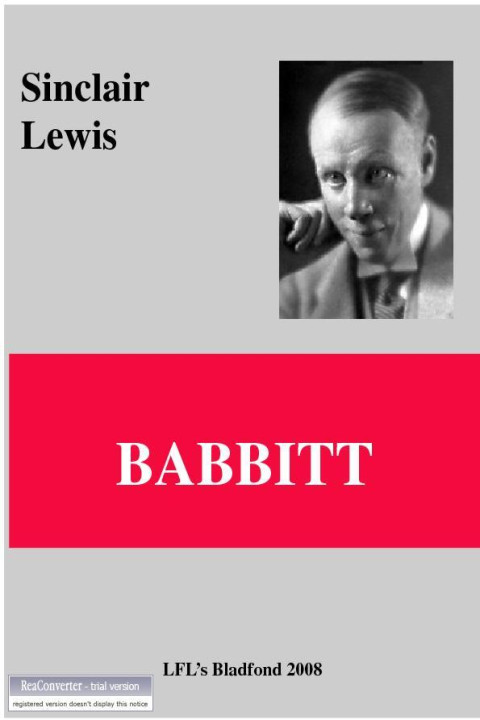 Omslag: Babbitt