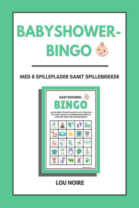 Omslag: Babyshower-bingo
