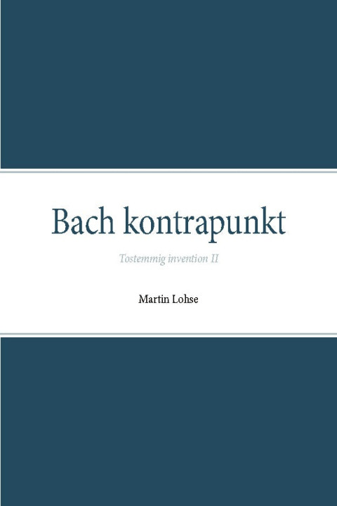 Omslag: Bach kontrapunkt