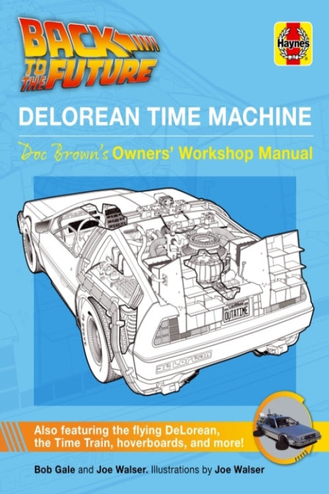 Omslag: Back to the Future Delorean Time Machine