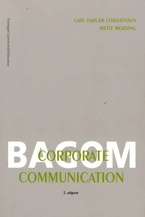 Omslag: Bag om corporate communication