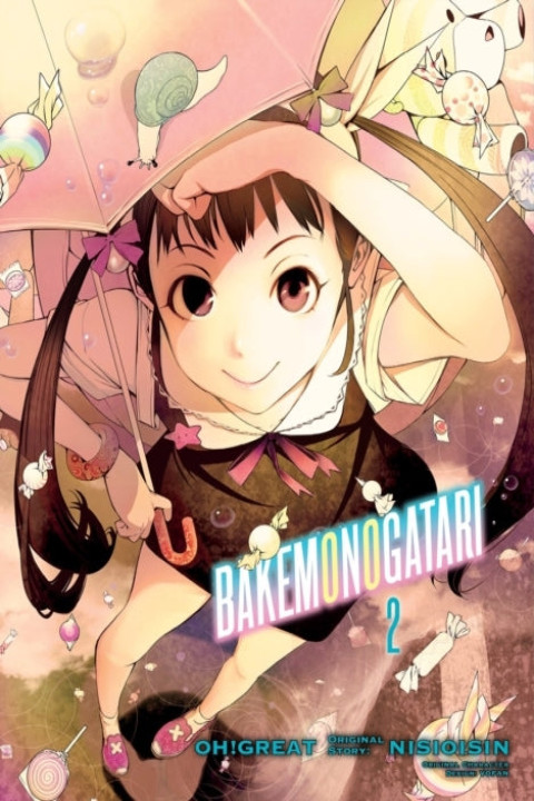 Omslag: BAKEMONOGATARI manga 2