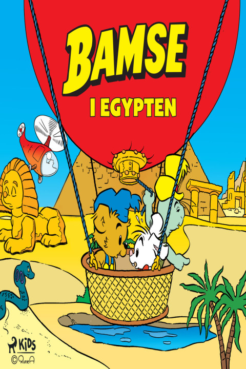 Omslag: Bamse i Egypten