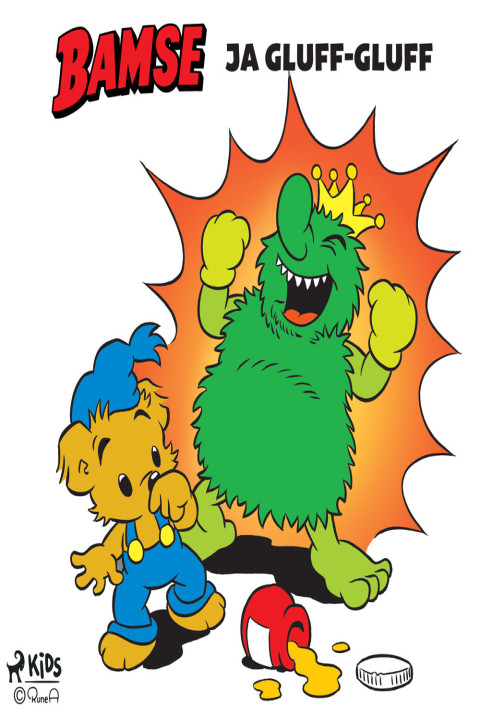 Omslag: Bamse ja Gluff-Gluff