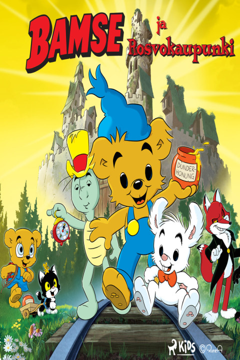 Omslag: Bamse ja Rosvokaupunki