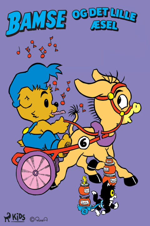 Omslag: Bamse og det lille æsel