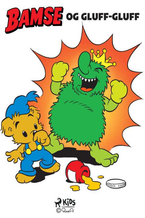 Omslag: Bamse og Gluff-Gluff