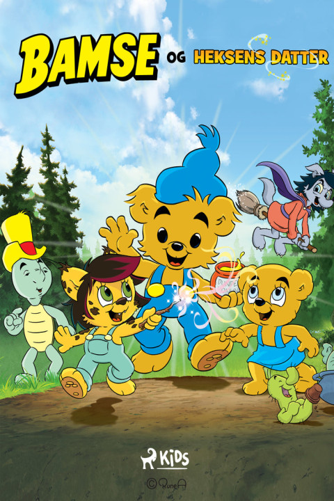 Omslag: Bamse og heksens datter