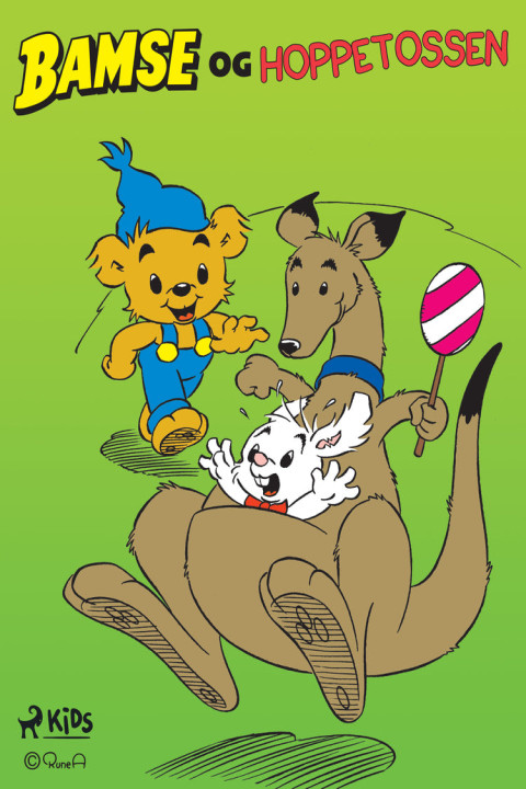 Omslag: Bamse og Hoppetossen