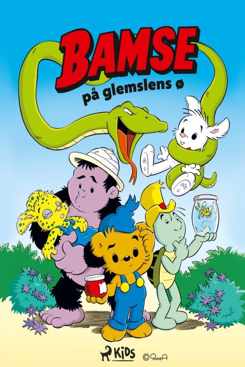 Omslag: Bamse på glemslens ø