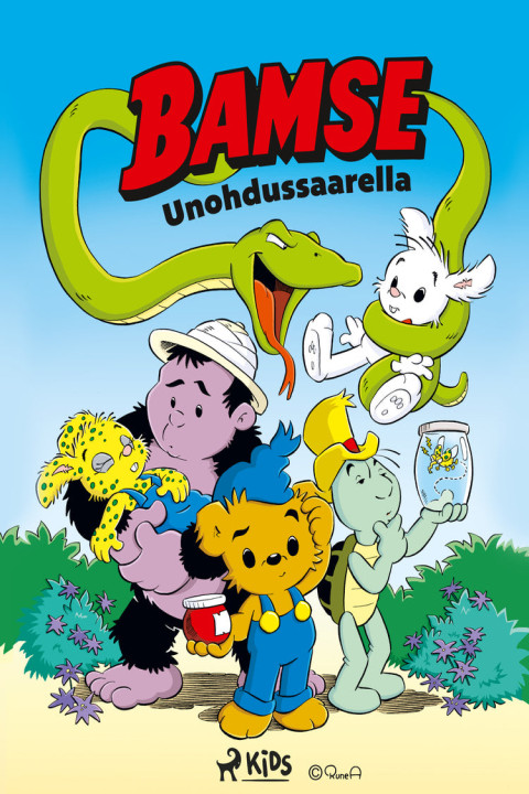 Omslag: Bamse Unohdussaarella