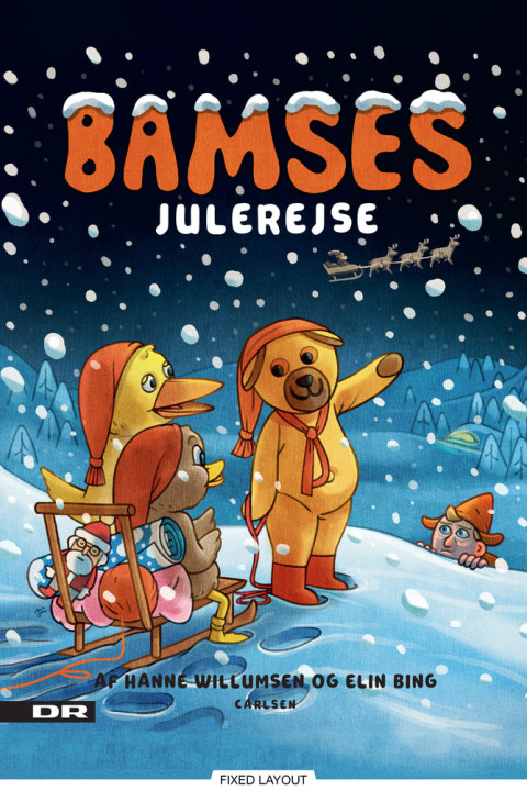Omslag: Bamses julerejse
