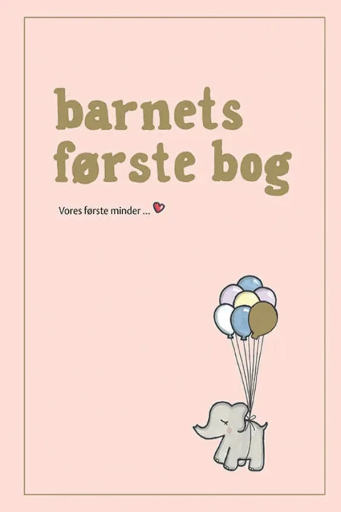 Omslag: Barnets første bog - ROSA