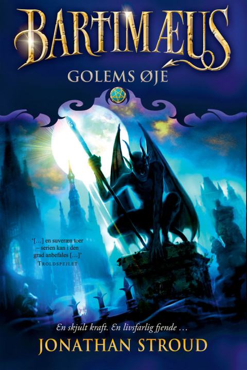 Omslag: Bartimæus-trilogien 2 - Golems øje