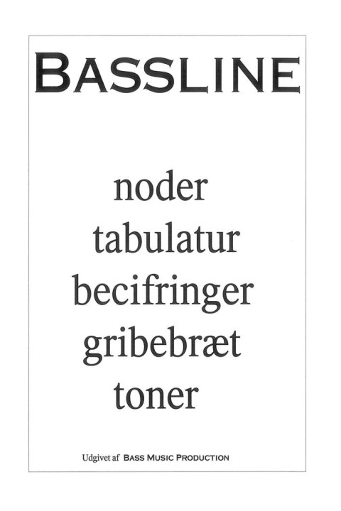 Omslag: Bassline bind 1