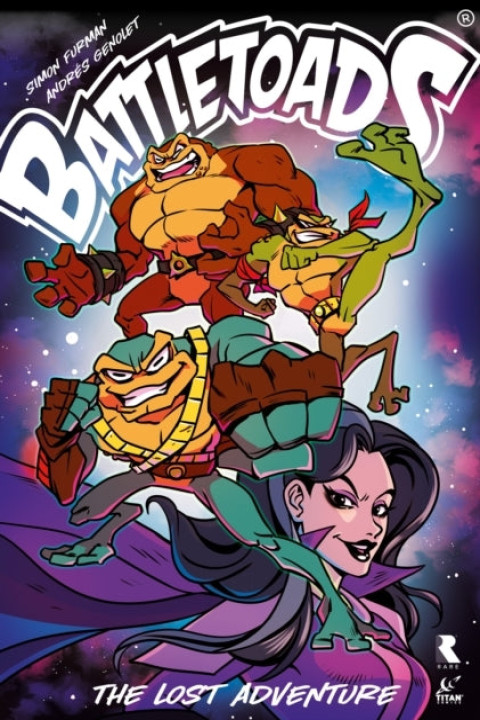 Omslag: Battletoads - The Lost Adventure