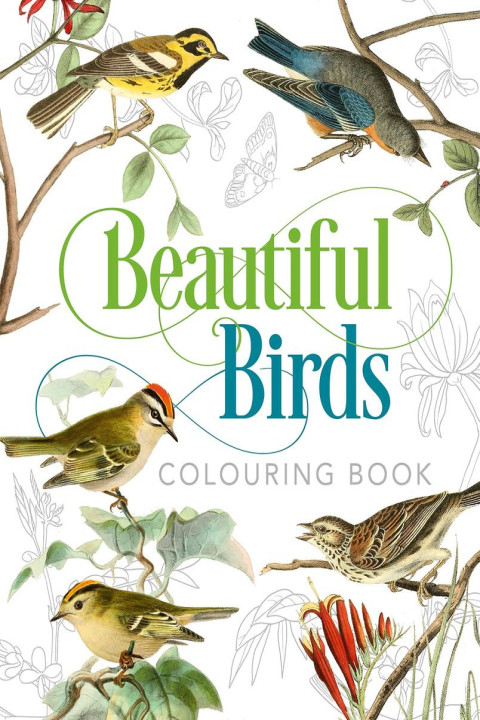 Omslag: BEAUTIFUL BIRDS COLOURING BOOK