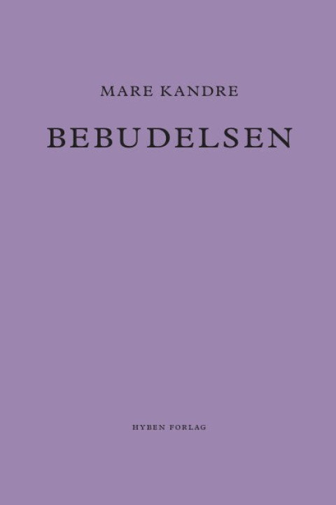 Omslag: Bebudelsen