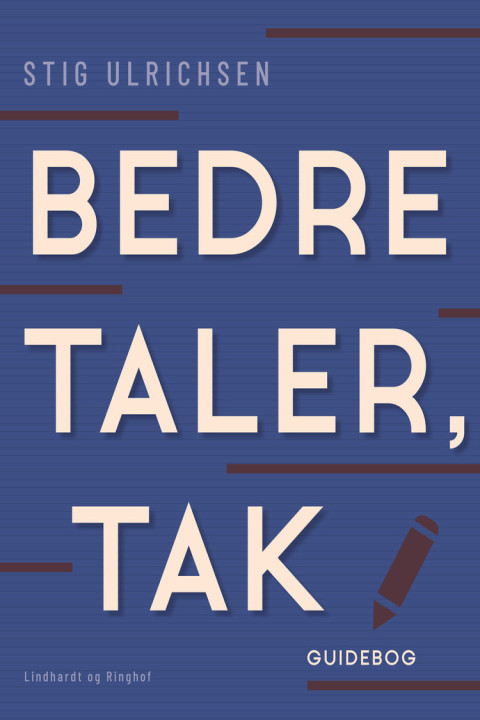 Omslag: Bedre taler, tak