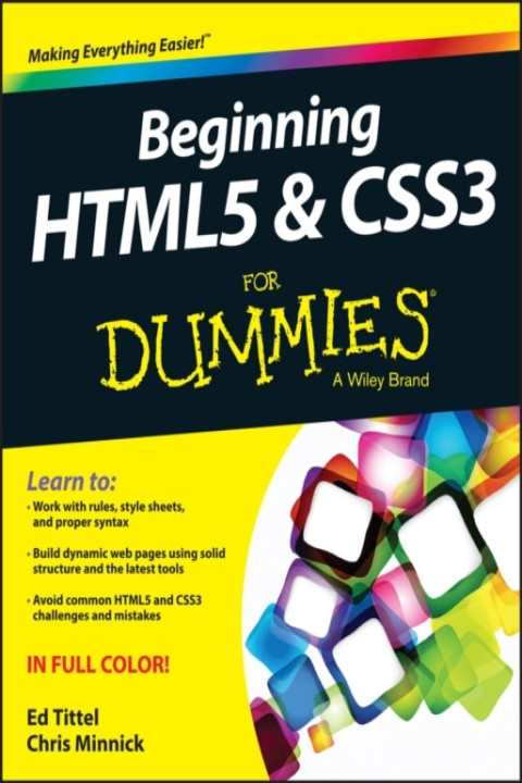 Omslag: Beginning Html5 and Css3 for Dummies