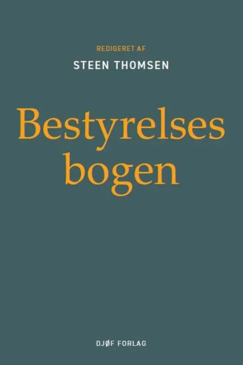 Omslag: Bestyrelsesbogen