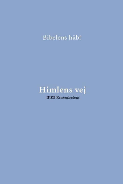 Omslag: Bibelens håb!