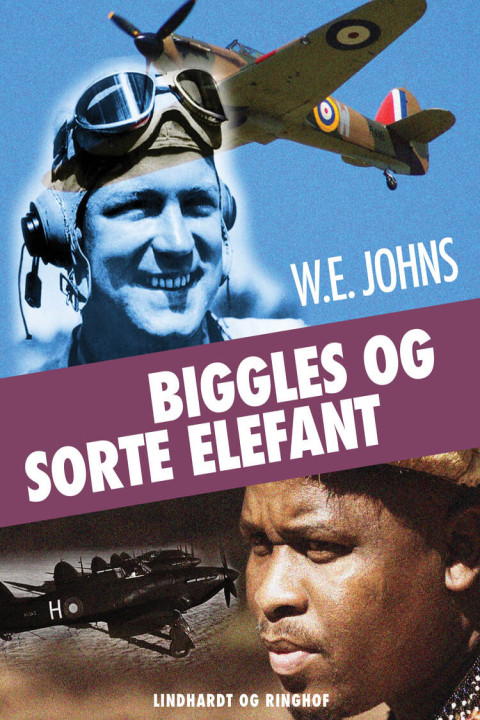 Omslag: Biggles og Sorte Elefant