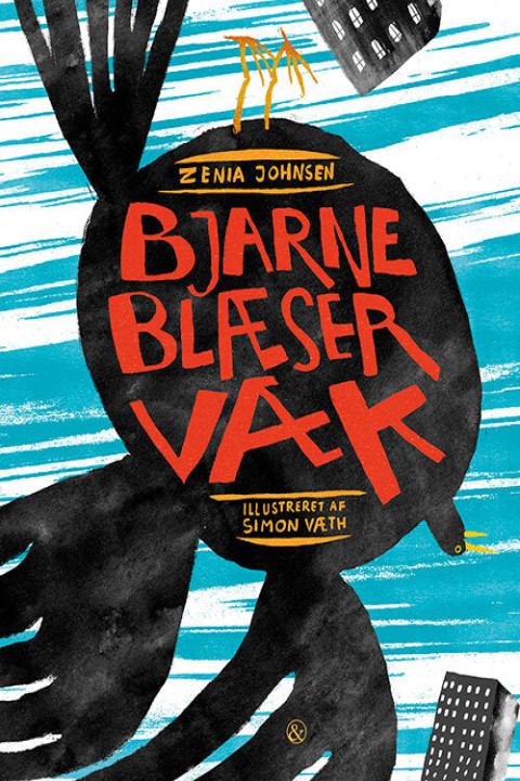 Omslag: Bjarne blæser væk
